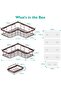 YASONIC Corner Shower Caddy, 3-Pack Adhesive Shower Caddy with Soap Holder and 12 Hooks, Rustproof S - 2