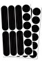 2 black round+strip reflectors.