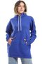 womens Fleeced Plain-36W24W30324 Sweatshirt - 2
