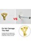 120 Hooks Hooks Wall Picture Picture Frame Hooks Screw Sets Pieces Heavy Duty Photo Hooks Suitable Painting Picture Frame Hooks Nail Support - 4