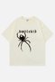 Beige Unisex Battlekid Spider T-Shirt- mingalondon - 2