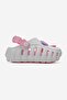 Laser Emoji High Sabo Slippers 26-35 White Pink - 2