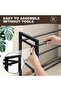 Expandable Shoe Rack, Adjustable Shoe Storage Shelf Organizer, Sturdy and Durable Metal Structure Fr - 6