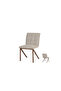 Modern Upholstered Single Chair with Elegant Design and Sturdy Legs - 2