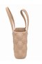 Women's Quilted Pattern Eva Material Water Resistant Large Tote Bag with Decorative Accessories - 2