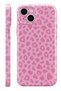 iPhone 13 Pink Leopard Protect Slim Glossy Full Covering Print Camera Protected Phone Case