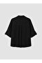 Lcw Vision Black Oversized Women's Shirt - 5