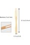 Wooden Fruit Forks 250 Pcs, Bamboo Two-Prong Cocktail Picks, 3.5 Inch Disposable Food Picks, Mini Appetizer Forks for Fruits, Desserts, Snacks, Party, Catering & Events - 3