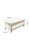 Gino Lift Top Coffee Table with Interior Storage - White - 6
