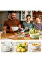 2-in-1 Salad Spinner, Kitchen Colander Set with Dual Layer Strainer Bowl, Fruit and Vegetable Washin - 6