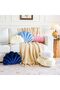 Throw Pillows, Shell Shaped Throw Pillows, 13 Inch Soft Home Decorative Pillow Plush - 6