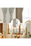 Magnetic Curtain Tiebacks 2 Pack - Decorative Rope Curtain Holders for Drapes and Curtains, Strong N - 6