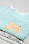 100% Cotton Girls' Baby Sleeping Bag Without Booties, Bird Patterned, Zippered - 5