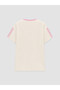 Esvab • Modern & Distinctive Zero Roba Collar Printed Girls' 2-Piece T-Shirt - 8