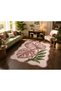 Eta Traditional Patterned Modern Woven Base Decorative Carpet Eta4067Pink - 3