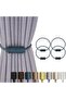 4 Pack Magnetic Curtain Tiebacks – Rope Curtain Holders for Drapes, Modern Decorative Tie