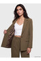 Esvab • Modern & Distinctive Crepe Women's Blazer Jacket - 3