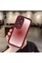 Oppo A60 Compatible Maroon Blur Gradient Star Pattern Silicone Case, Aesthetic Shock Resistant - 2