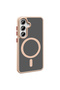 Galaxy S25 Plus Case Magsafe Supported Camera Raised Silicone Matte Anti-Fingerprint - 4