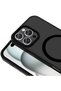 iPhone 16 Pro Case Magsafe Supported Camera Raised Silicone Matte Anti-Fingerprint - 2