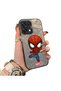 Oppo A6 Pro 4g Compatible Spider Man Patterned Silicone Edge Hard Back Case Couple Phone Case