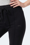 Malena Women's Wide Leg Black Sweatpants - 4