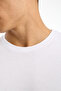 Swedish Quality White Regular Cut Crew Neck Premium Plain Basic T-Shirt/T-Shirt - 6