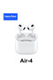 Air-4 TWS Wireless Earbuds with Charging Case, Touch Sensor Controls Stereo Sound, USB Charging Cable & Protective Carrying Pouch