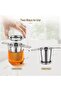 Tea Strainer Long Handled, Stainless Steel Loose Leaf Tea Infuser Basket with Foldable Handle for Mu - 5