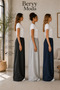 Women's 3-Pack Black Gray Navy Blue High Waist Wide Leg Sweatpants - 2
