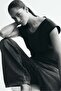 Ruched viscose-blend top - 2
