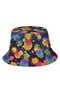 Reversible bucket hat UPF50+ foldable hiking/camping/travel style22.