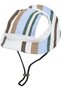 Dog Sun Hat - Adjustable Baseball Cap with Ear Holes Pet Summer UV Protection, Suitable for Cats and Dogs Large Size, White Blue L