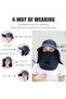 Wide-brim sun hat beige UPF50+ fisherman fishing/outdoor. - 2
