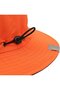 Men's wide-brimmed sun hat with UPF50+ protection, made of quick-drying fabric, and featuring an adjustable chin strap. - 2