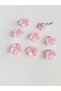 Hair Cube - Pink with Flowers (8 Pieces)-Hair Accessory - 3