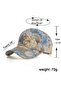 Printed women's baseball cap adjustable buckle for outdoor. - 4