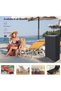Folding recliner cover, 210D Oxford cloth garden lounge chair UV resistant, waterproof, dustproof, comes with storage bag, dimensions: 85*33*107 cm - 2