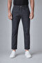 Gray Polyester Jogger Sports Pants
