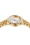 Women's Gold Stainless Steel Watch, Silver Dial | Trn32g - 3