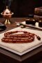 Crimped Amber Stone 33-Piece Prayer Beads 902855 - 2