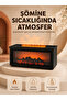 Flame Effect Aroma Diffuser Air Humidifier with Remote Control Night Light - Lsntkn-Rs4937
