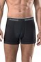 7pcs black cotton natural Stretch Fabric men's boxers - 2