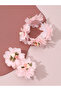 Pack of 2 White Floral Hair Tie - 3