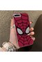 حافظة هاتف من السيليكون متوافقة مع هاتف iPhone 8 Plus، حافظة خلفية صلبة من السيليكون، حافظة هاتف بنمط سبايدرمان - 3