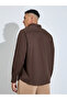 Brown Solid long Sleeves Shirt - 5