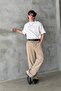 Premium Basic Baggy Fabric Trousers - 5