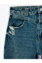 Comfortable Fit Straight Leg Cotton Baggy Denim Trousers - Baggy Jeans - 7