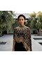 Women's Dubai Beading Embellished Evening Dress Cape
