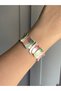 Multi-Colored Rubber Cast Bracelet - 3